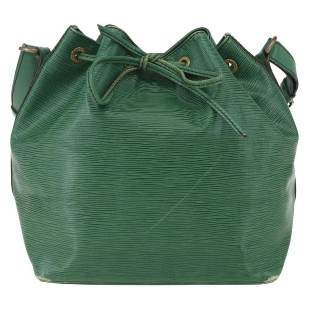 Louis Vuitton Petit Noe Epi Leather Green Leather Shoulder Bag Bag